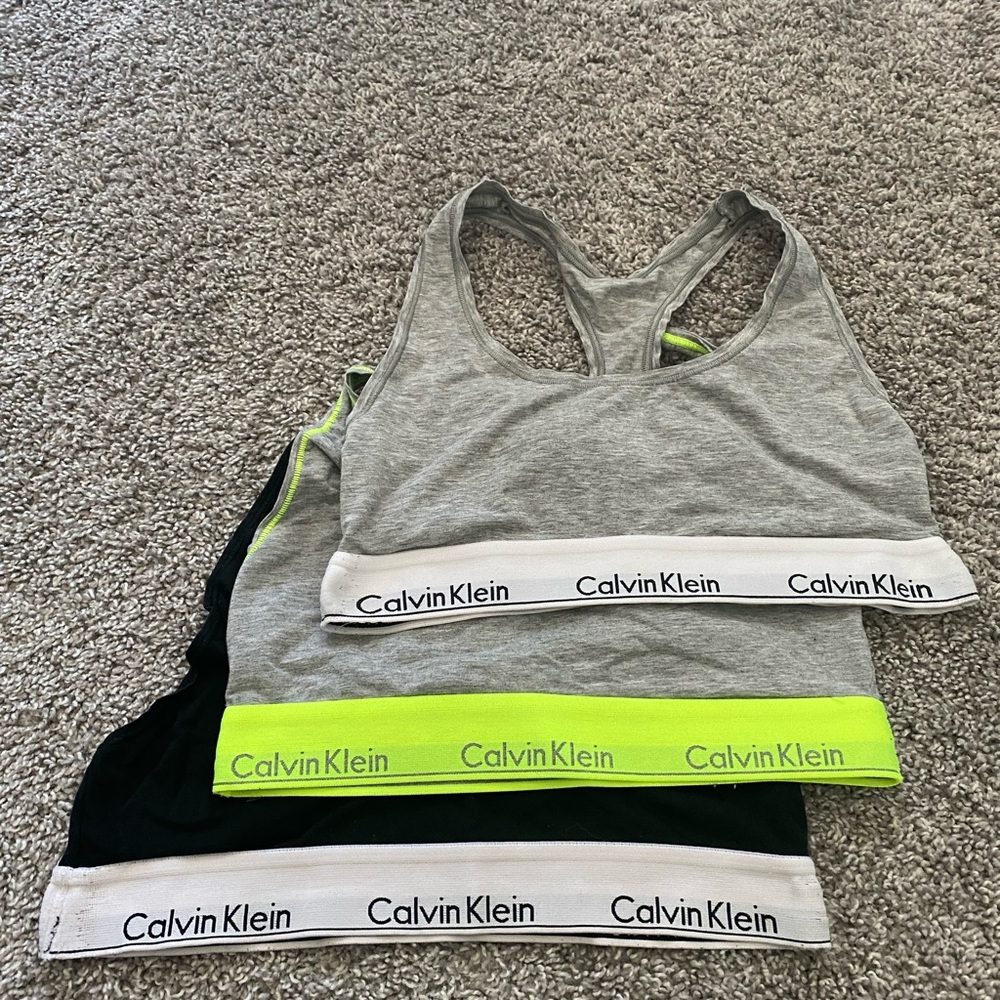 Calvin Klein Womens Modern Cotton Bralette - Size Medium - Good Condition